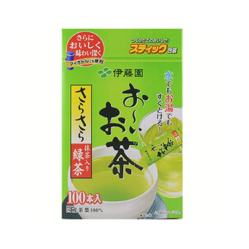이토엔 오이 오챠 마차가 들어간 녹차 스틱형 100봉입