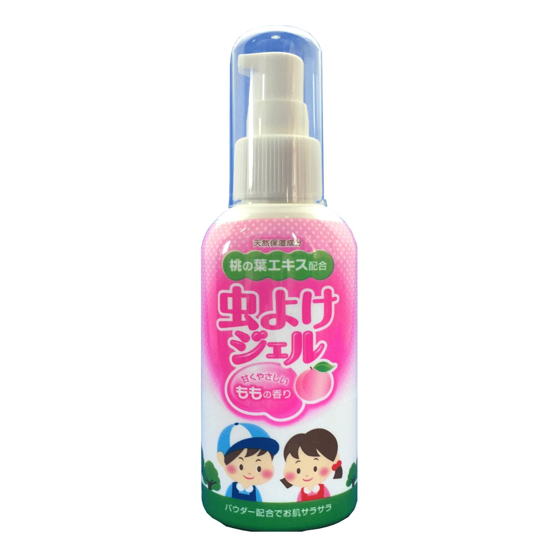 [TATEISHI SHUNYOUDOU] 무시요케 젤 복숭아 펌프타입 80g