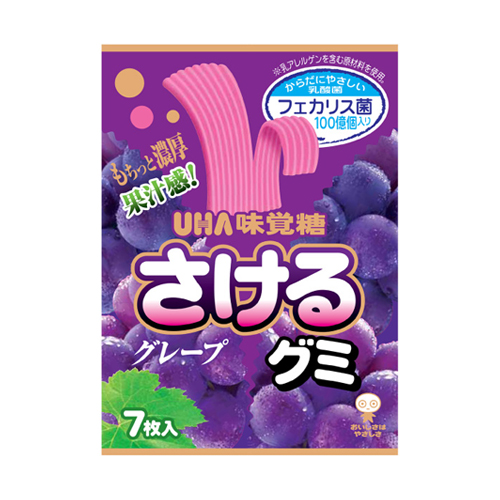[UHA] 사케루 구미 포도맛 7개입