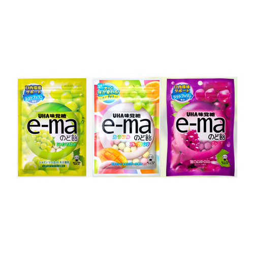 [UHA] 목캔디 e-ma 50g